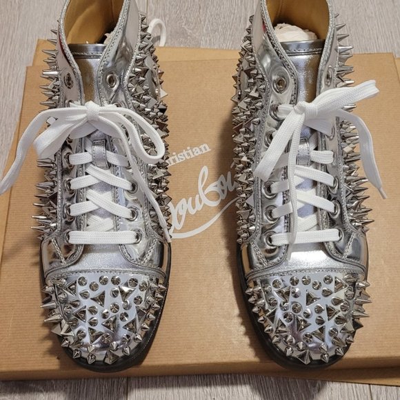 Christian Louboutin Pik Pik Orlato Flat SP/NAP LAM/SP - BRAND NEW IN BOX - Picture 1 of 7